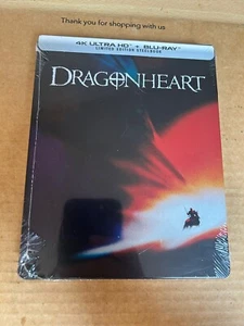 Dragonheart 1996 4K UHD Blu Ray Steelbook NEW & SEALED Dennis Quaid Sean Connery - Picture 1 of 4