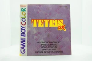 Folleto de instrucciones Tetrix DX Gameboy color SIN JUEGO manual instrucciones escaso con - Imagen 1 de 4
