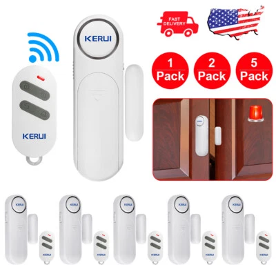 Wireless Entry Door Alarm Motion Sensor Detector Gate Chime Alert Remote Control - Image 1 of 4