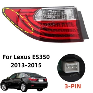 Left LED Tail Light For 2013-2015 Lexus ES350 Driver Rear Brake Lamp Outer Side - Picture 1 of 11