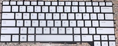 Dell Alienware M15 R2 2019 Lunar Light RGB LAPTOP KEYBOARD SINGLE KEYS KEYCAPS - Image 1 of 4