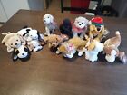 TY Beanie Babies Dogs (Lot Of 12) Snookums, Tricks Plus More