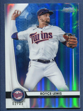 2020 Bowman Sterling Prospects Royce Lewis #BPR-8 Blue Refractor  02/25