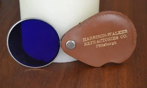 HARBISON-WALKER REFRACTORIES CO. De Colección AZUL COBALTO Tintado Muestra de Ventas PITTSBURGH - Imagen 1 de 6