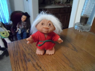 Norfin vintage DAM TROLL 5" pelo blanco en muy buena condición Foto 1 de 2