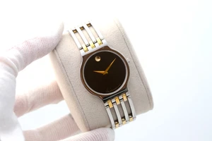 Movado Esperonzo 2 Tone 32mm Back Museum Dial Quartz Unisex Watch - Bild 1 von 17