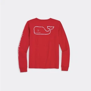Vineyards Vines NEW NWT Vintage Whale Long Sleeve Pocket Tee T-Shirt - Size 5 - Picture 1 of 7