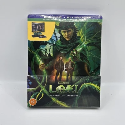 Loki: The Complete Second Season 4K UHD & Blu-Ray Steelbook New Sealed - Image 1 of 2