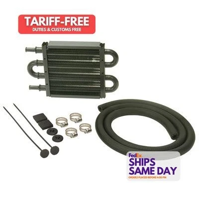 Derale DER13212 Tube Type Aluminum Fluid Cooler High Performance & Racing Parts - Image 1 of 4