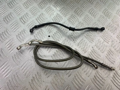 YAMAHA YZF R1 4C8 FRONT AND REAR BRAIDED BRAKE LINES YEAR 2007-2008 (CMB1237) - Image 1 of 4