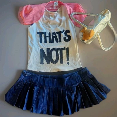 Dreamgirl Paris Hilton Y2K 服装小号带小叮当钱包。 S 码 — 第 1/4 张图片