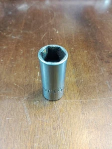 Mac Tools XD6 USA 13mm Metric Semi Deep Socket 3/8" Drive 6 Point Chrome - Foto 1 di 7