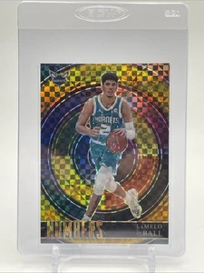 2020-21 Select Prizm Gold Numbers #1 LaMelo Ball 05/10 RC - Picture 1 of 2