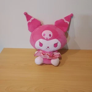 Hello Kitty and Friends: Pink Monochrome Kuromi - 12" Plush - Picture 1 of 2