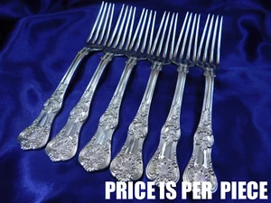 TIFFANY ENGLISH KING STERLING SILVER DINNER FORK - VERY GOOD CONDITION S - Picture 1 of 7