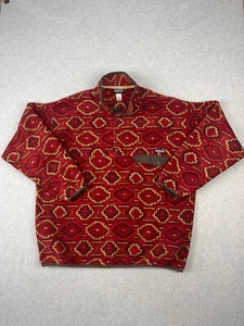 Vintage Patagonia Synchilla Pullove Mens 2XL Red Aztec Snap T Fleece Sweater - Imagen 1 de 8