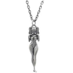 Suicide Squad Harley Quinn Necklace S925 Sterling Silver Necklaces Retro Pendant - Picture 1 of 14