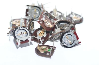 20x Vintage Mini-Trimmer / Potentiometer von Ruwido, 250 kOhm lin., liegend, NOS - Bild 1 von 4