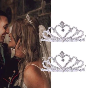 Mini Tiara Hair Clips Princess Crown Comb Costume Accessories For Princess I4G0 - Picture 1 of 10