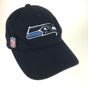 Seattle Seahawks NFL Dark Navy Blue Hat Cap - Picture 1 of 7