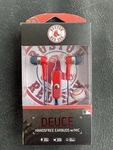 Boston Red Sox DEUCE auricolari vivavoce/con microfono (NUOVI) - Foto 1 di 3
