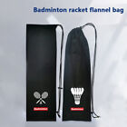 Badminton Racket Cover Bag Soft Storage Bag Case Drawstring Pocket Portable Th