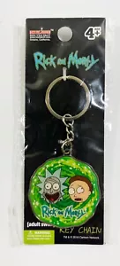 Rick Morty Metal Keychain Portal Adult Swim Key Chain Officially Licensed New - Picture 1 of 3
