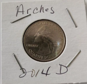 D Arches National Park Quarter San Francisco America The Beautiful 2014 - Imagen 1 de 2