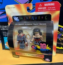 DC Direct Minimates Superman and Wonder Woman Red Son Series 8 Figure HTF MIB