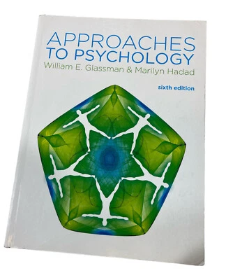 Approaches to Psychology by William Glassman (English) Paperback Book - Image 1 of 4