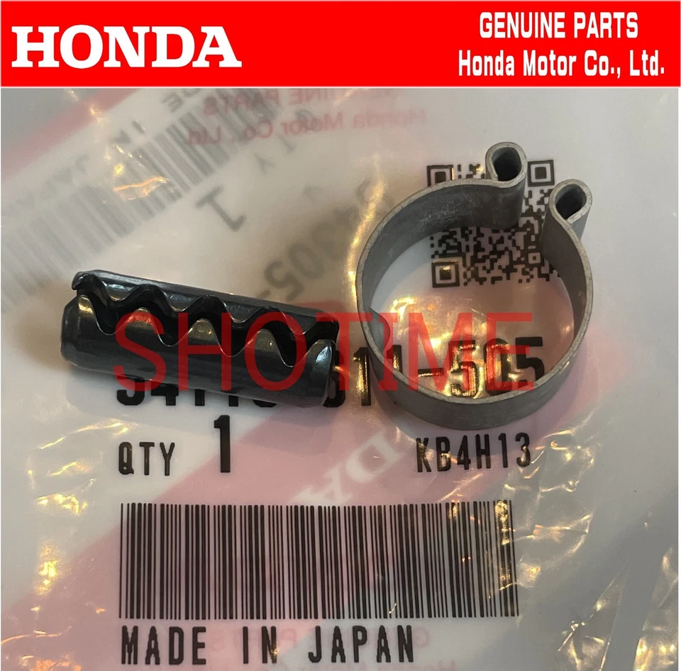 HONDA OEM 90-91 CRX HF Si SiR EF8 EF7 Shift Linkage Spring Pin & Clamp Set - Image 1 of 1