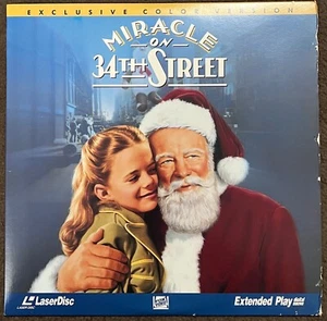USED MIRACLE 34th STREET - 1947 LASERDISC / 2 SIDES PAN & SCAN 1:33 (8505-80) - Picture 1 of 2