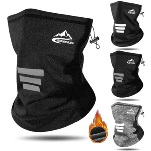 Windproof Thermal Neck Gaiter Face Cover Scarf for Skiing Fishing Hiking Cycling - Picture 1 of 14