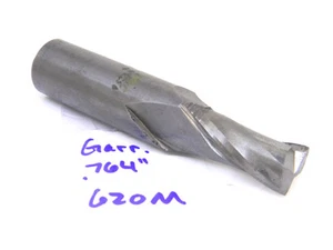 Molino de extremo de carburo sólido usado Garr .764" 2FSE - Imagen 1 de 1