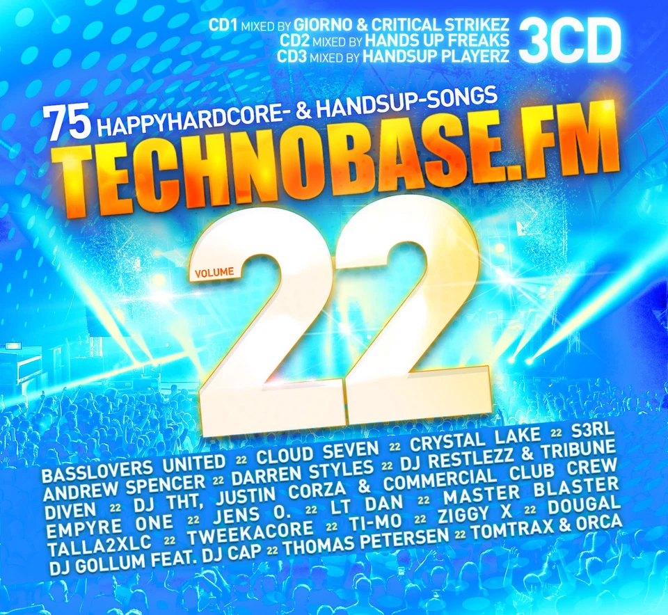 CD TechnoBase.FM Vol.22 von Various Artists 3CDs - Bild 1 von 1