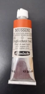 Schmincke : Mussini Ölfarbe : 35 ml Englisch Rotlicht - Hochwertig Deutsch - Neu - Bild 1 von 3