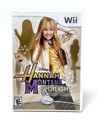 Hannah Montana Spotlight World Tour Nintendo Wii NEW SEALED FREE Shipping - Image 1 of 4