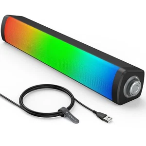 Computer Speakers for Desktop Monitor PC, Laptop Bluetooth Connect, USB Powered - Picture 1 of 6