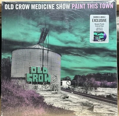 Old Crow Medicine Show Paint This Town B&N EXCL Purple LTD OF 1000 New Sealed - Image 1 of 2