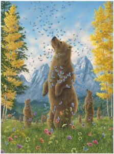 Robert BISSELL " Enchantment 2 " Limited Edition Giclee art print Grizzly Bear