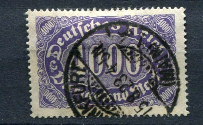 Reich alemán: Michel # 255 - Scott # 207 de 1923 - usado Foto 1 de 2