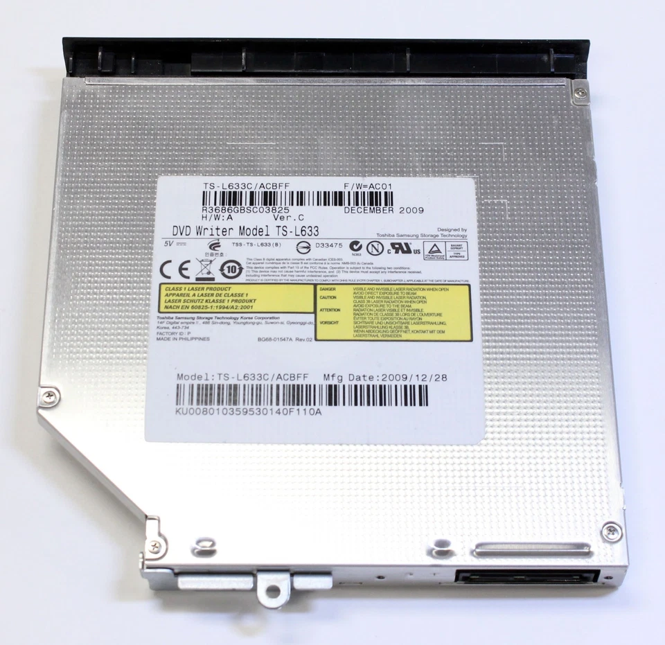 Gateway NV53 MS2285 Genuine Laptop SATA DVD CD RW TS-L633 Optical Drive - Image 1 of 2