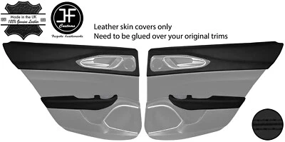 CUBIERTAS PARA TARJETA PUERTA TRASERA NAPA LTHR PUNTADA NEGRA PARA ALFA ROMEO GIULIA 15-20 JF1 Foto 1 de 2