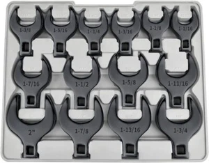 Jumbo Krähenfuß Schraubenschlüssel Set 1/2 Antrieb 14-teiliges Set in großen Sae Größen ab 1 1/ - Bild 1 von 2