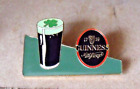 RARE Guinness Pin Badge Vintage 90?s Advertising Memorabilia Shamrock Pint