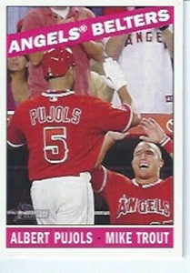 Mike Trout / Albert Pujols 2015 Topps Heritage Angels Belters - Picture 1 of 1