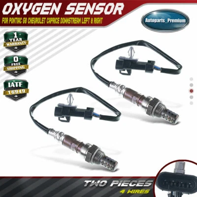 2x Downstream O2 Oxygen Sensors for Chevrolet Caprice 2011-2013 Pontiac G8 08-09 - Image 1 of 4