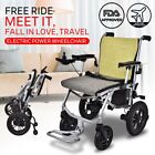 Folding Electric Power Wheelchair Medical Mobility Aid Motorized Lightweight Ncx