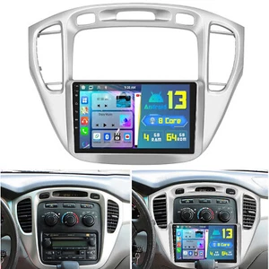4G+64G For Toyota Highlander 2000-2007 Car Stereo Radio Android 13 GPS Carplay - Picture 1 of 14