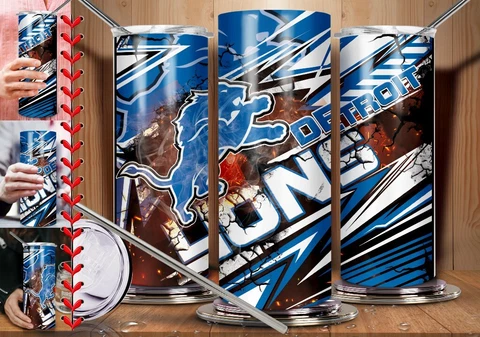 Lions 20 oz Tumbler Cover